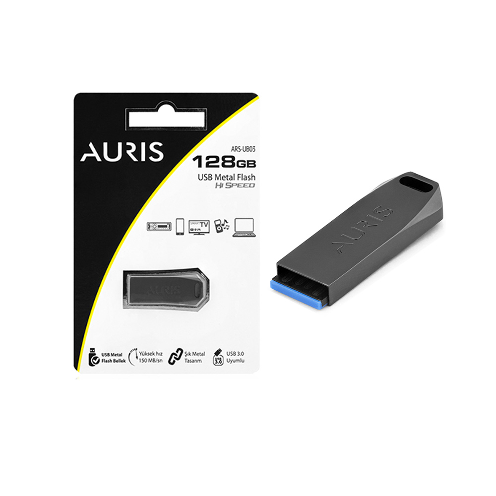 Auris USB 3.0 Metal Flash Bellek 128 GB